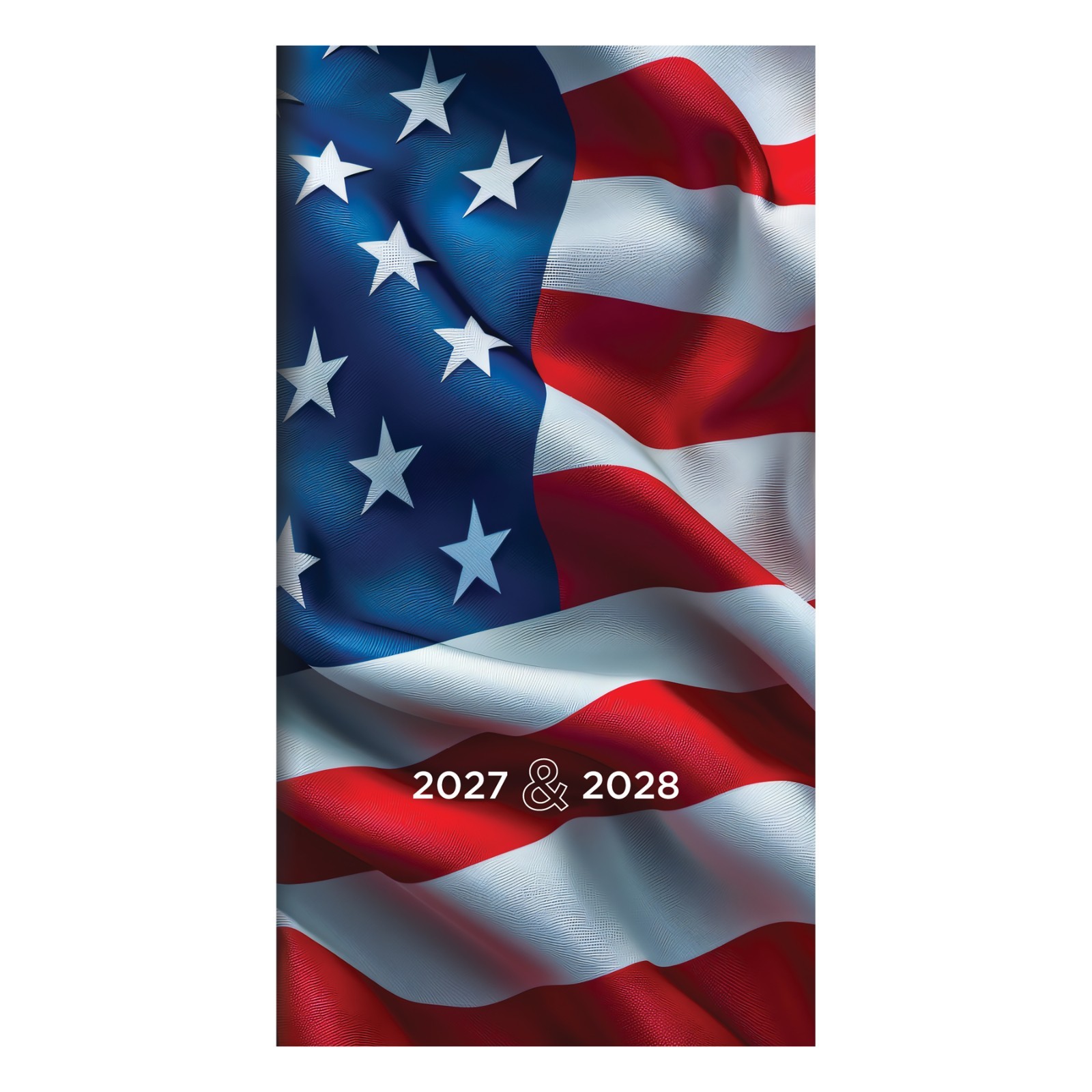 2027-2028 Flag Small Monthly Pocket Planner