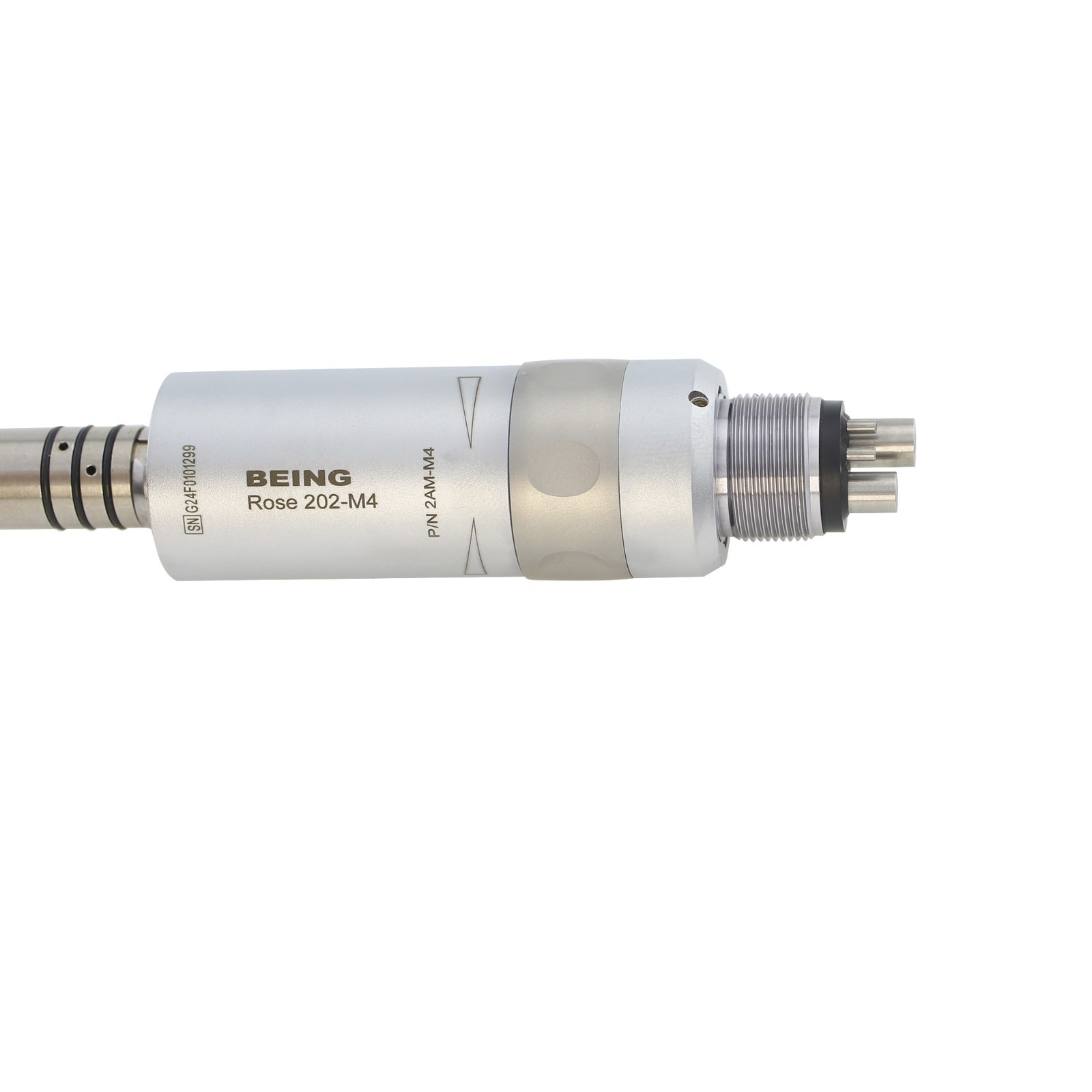BEING Dental Low Speed Handpiece Contra Angle Air Motor 4H Straight NoseCone 202