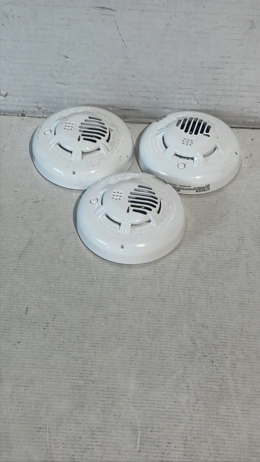 DSC Wireless Carbon Monoxide Detectors PG9933 WS4933 CO Alarms Lot Of 3