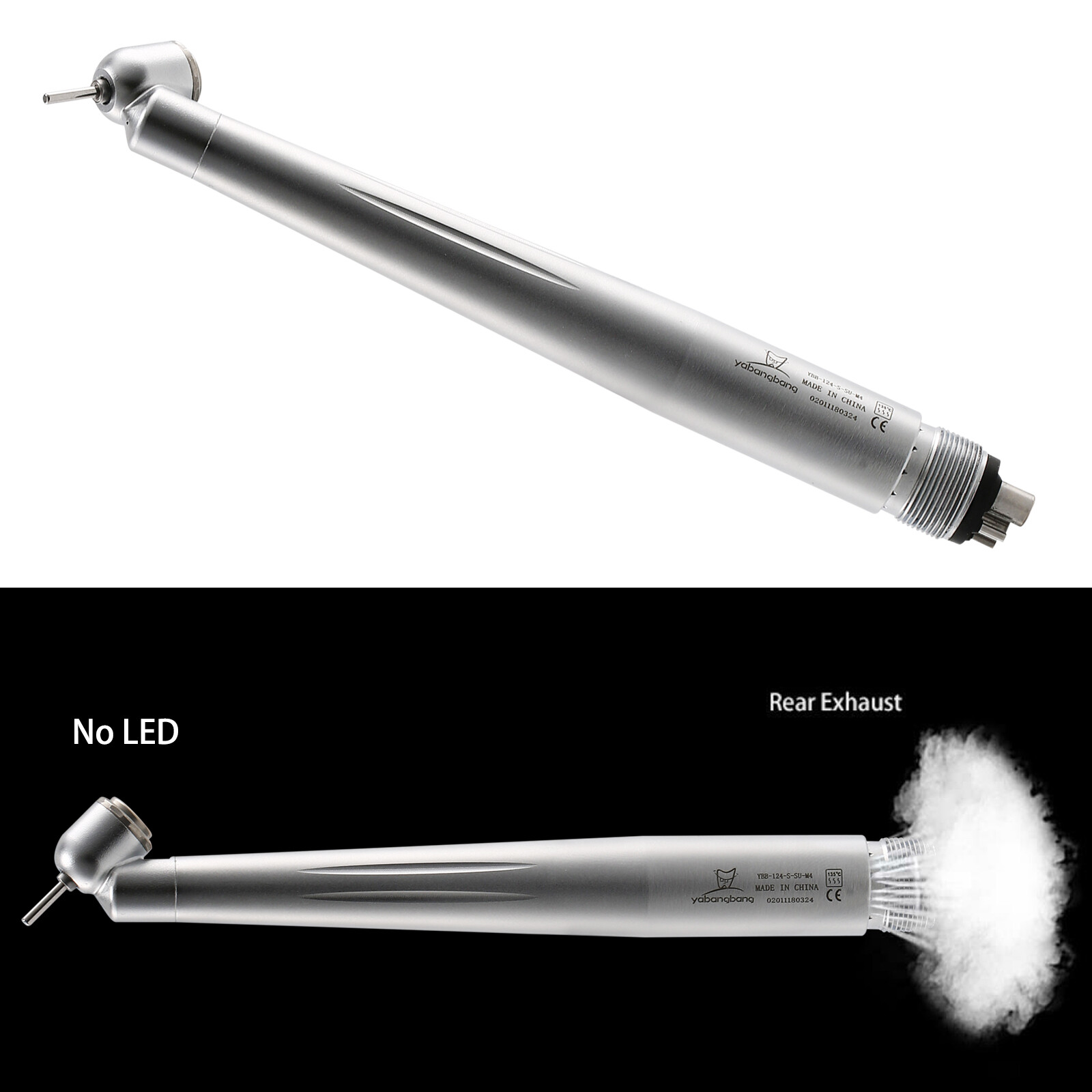 1-5pcs Dental 45 Degree Surgical High Speed Handpiece Push Button 4Hole WCA4