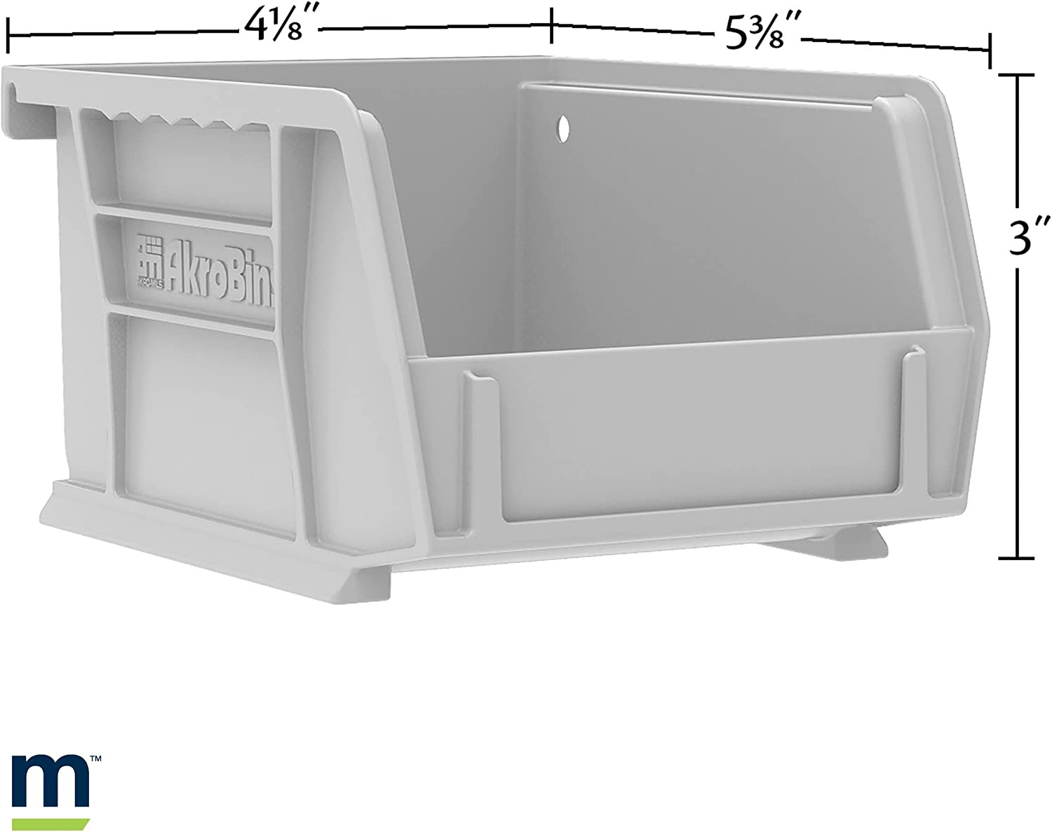 Red Stackable Storage Bins, 24-Pack, 5x4x3 Inch, Plastic Organizer Bins
