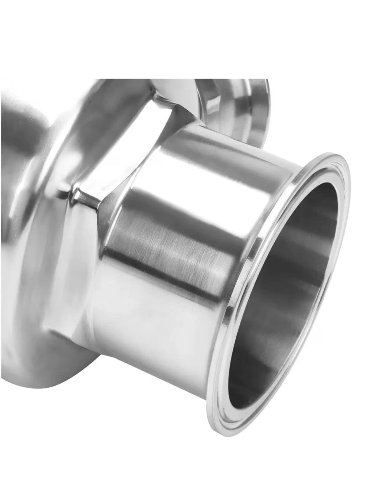 3″ Tri Clamp Sanitary 3-Way T Port Ball Valve, PTFE Seat, Stainless Steel 304