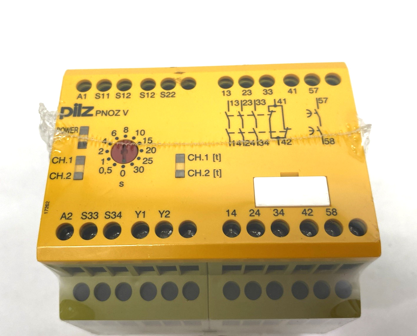 Pilz PNOZ V 30s 24VDC 3n/o 1n/c 1n/o t Standalone Safety Relay 1/2-Chann. 774790