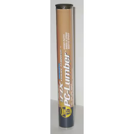 Pc Products 045770 Putty, 2 Oz Container Size, Tube, Pc-Lumber, Brown/White