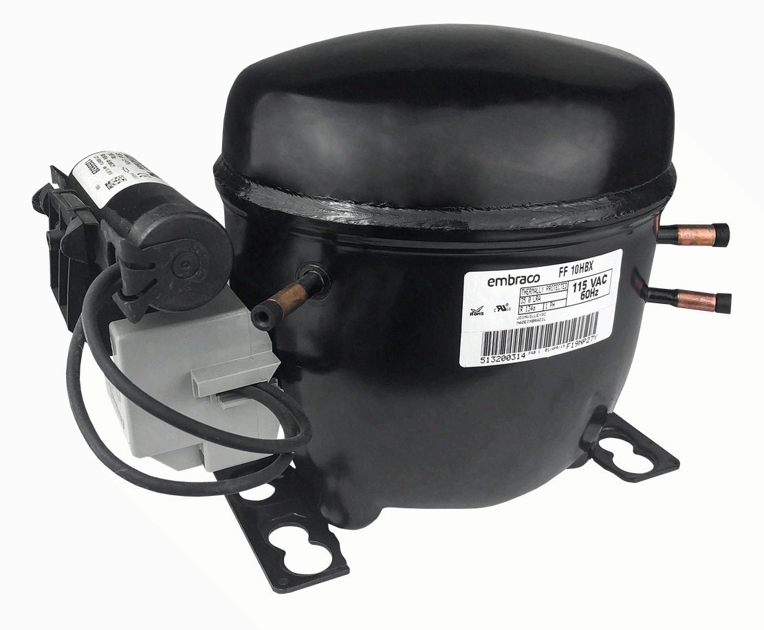 Embraco FFI10HBX Replacement Refrigeration Compressor R-134A 1/4 HP FS