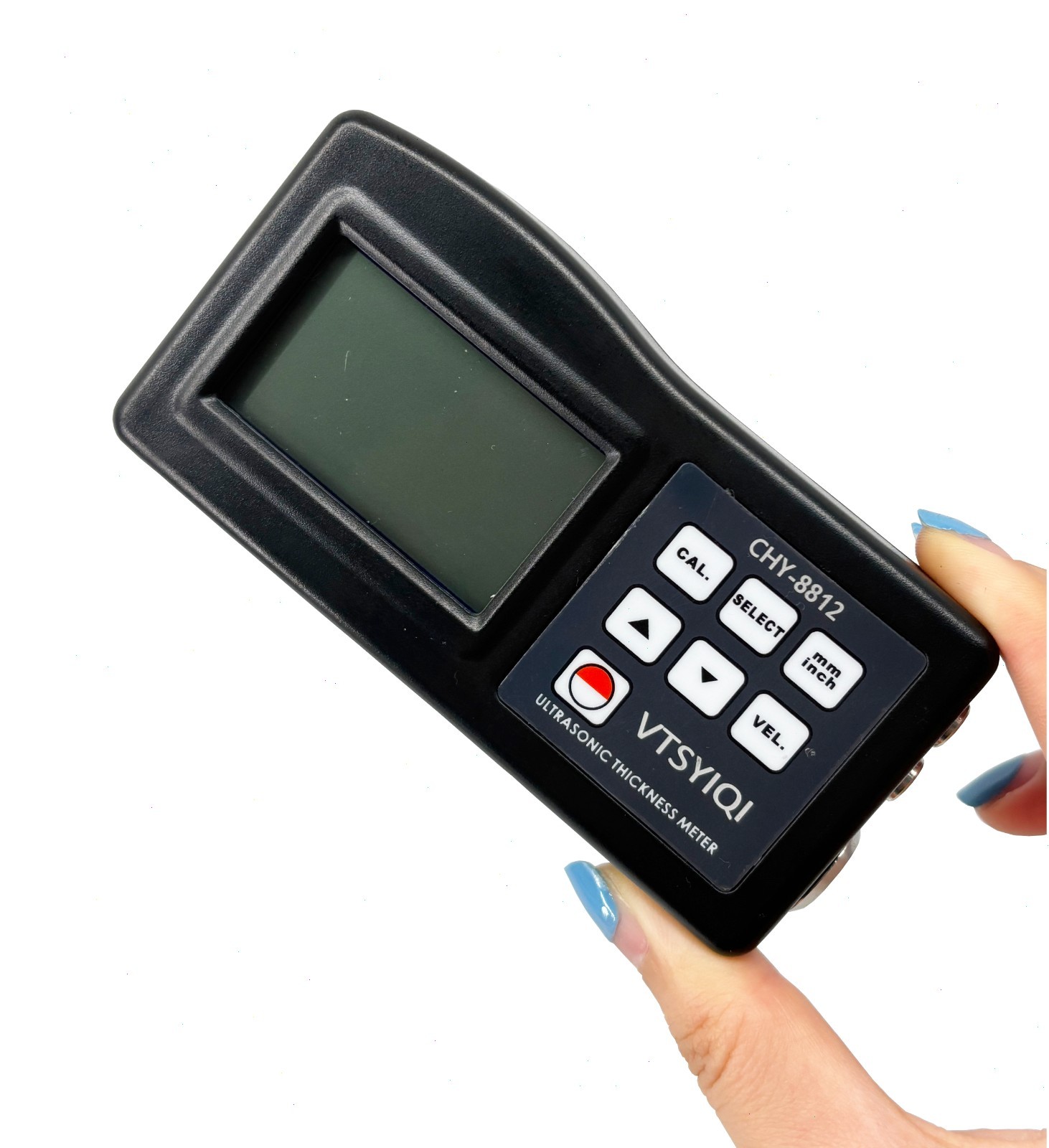 Portable Ultrasonic Thickness Tester with Range 0.05~8inch Resolution 0.1mm New