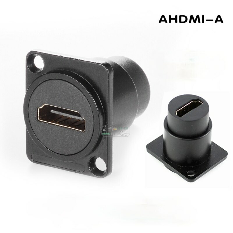 1Pcs 86 panel installation female socket D-type HDMI module ultra-short AHDMI-C