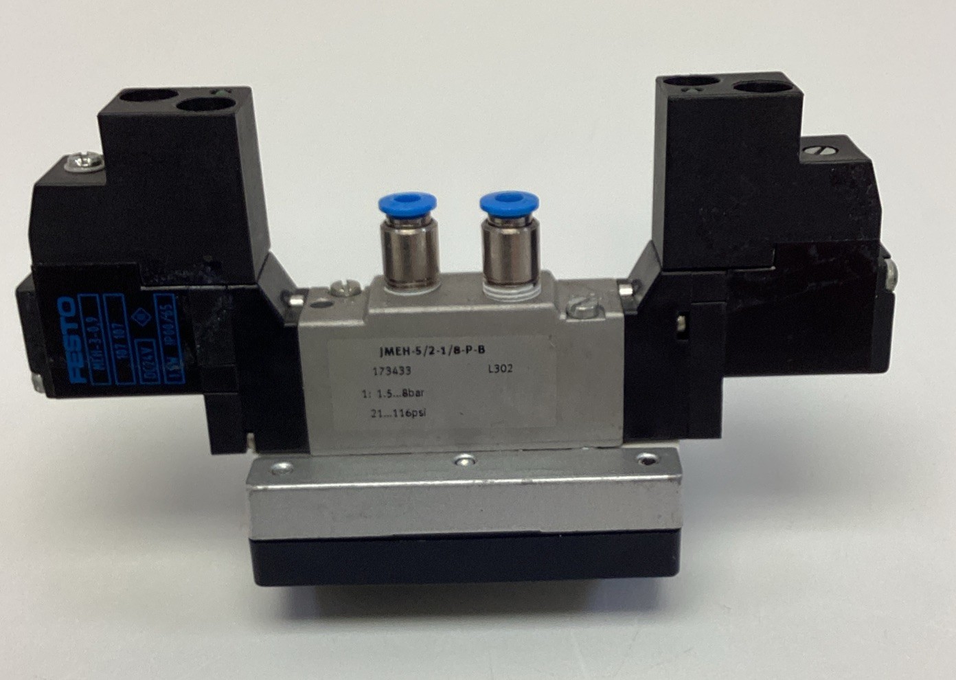 Festo JMEH-5/2-1/8-P-B 2-Way Solenoid Valve 173433, 24VDC