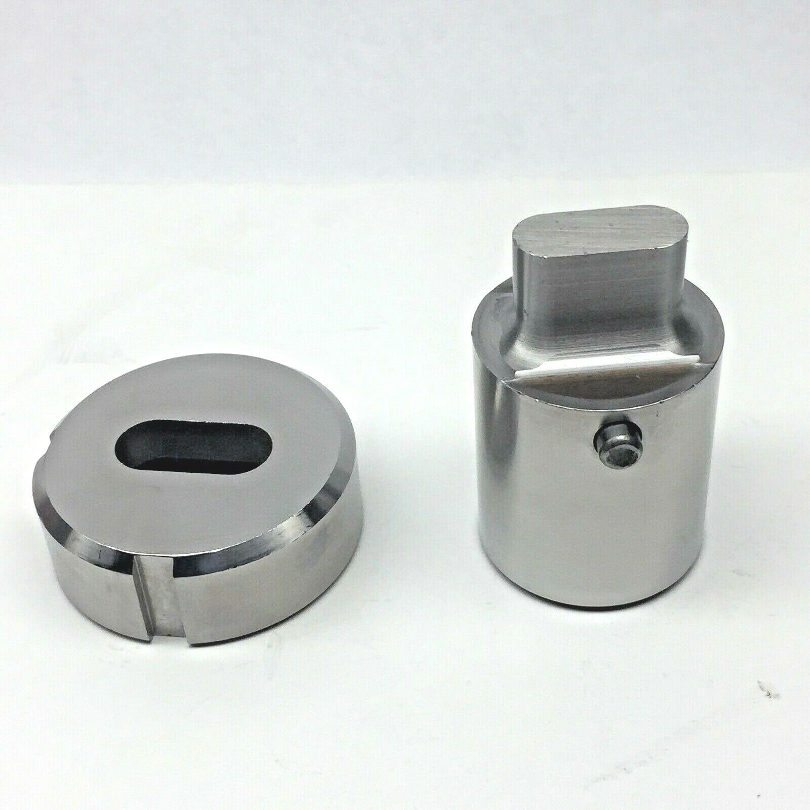 UNIPUNCH #2416-CS-24-25C-S 488X1.050 OBR PUNCH AND DIE & 4375X1.000 OBR