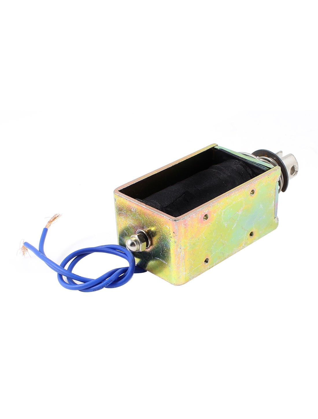 10mm Stroke 5.5Kg Force Push Pull Open Frame Solenoid Electromagnet DC 12V 0.5A