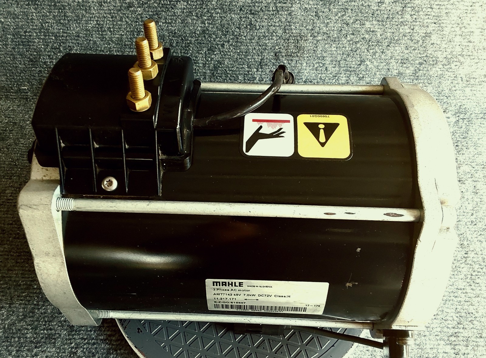 E-Z-GO 3 Phase AC Motor 72V AC Electric Motor 2016-2025 Models OEM # 615557 NEW