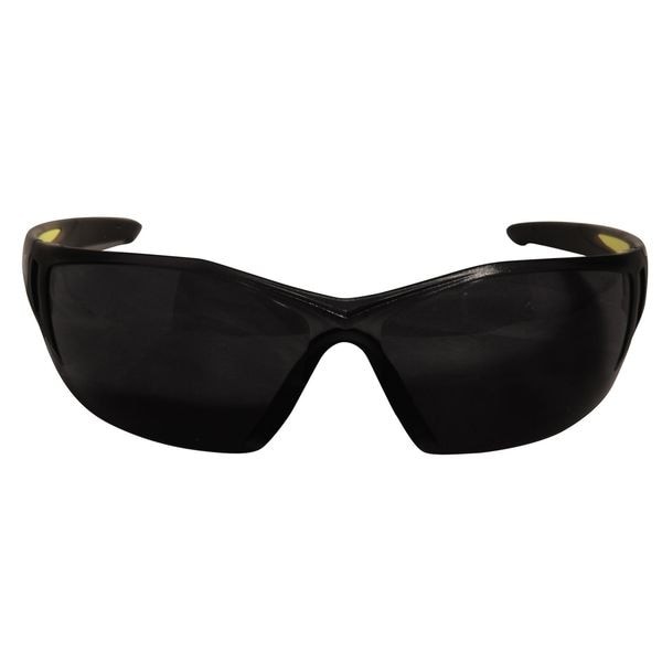 Edge Eyewear Sd116-G2 Delano G2, Safety Glasses, Anti-Scratch, Gray Lens, Black
