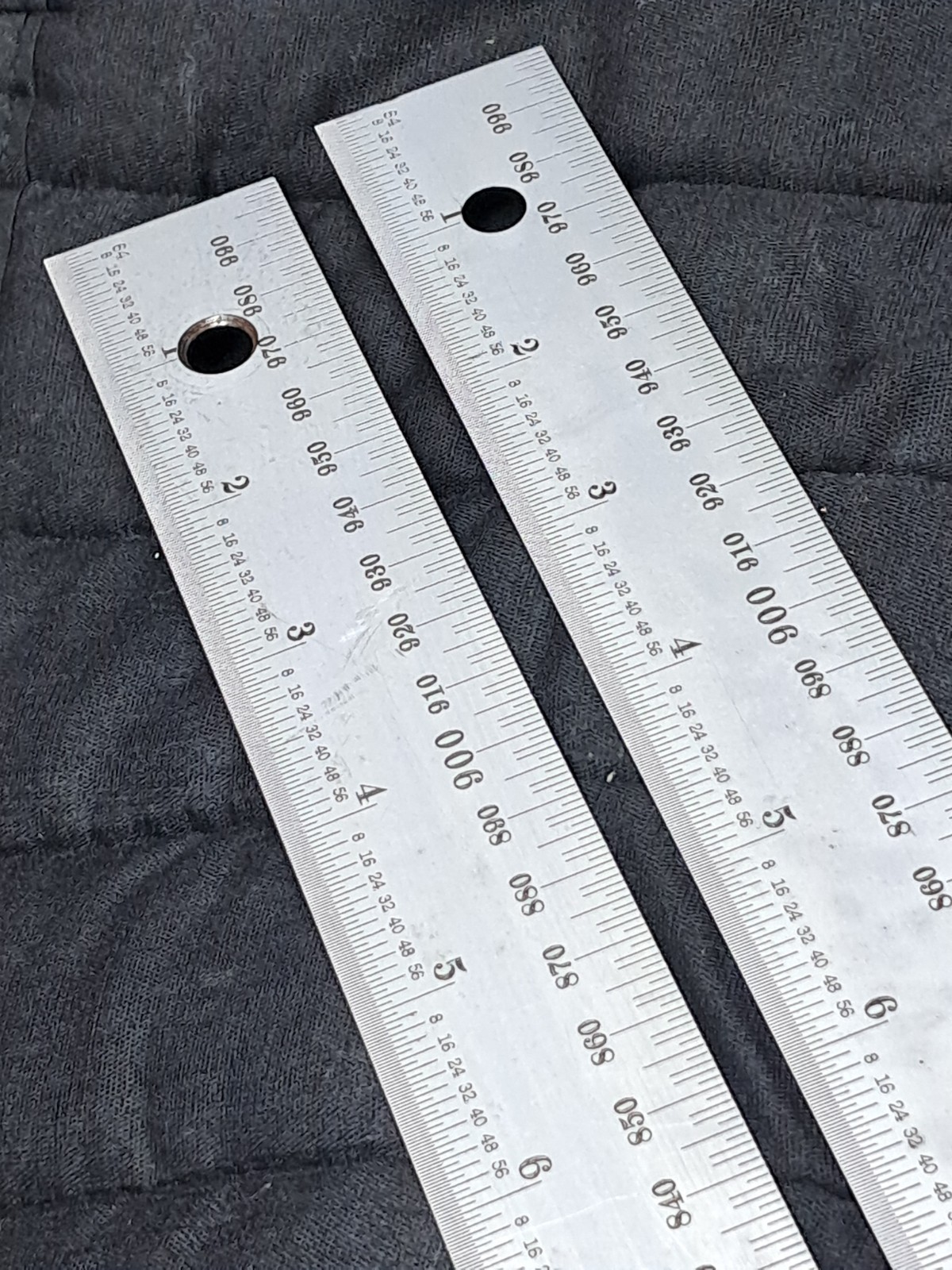 Starrett No. C636-1000 1000mm 39-1/4″ Spring Tempered Steel Rule Machinist Scale