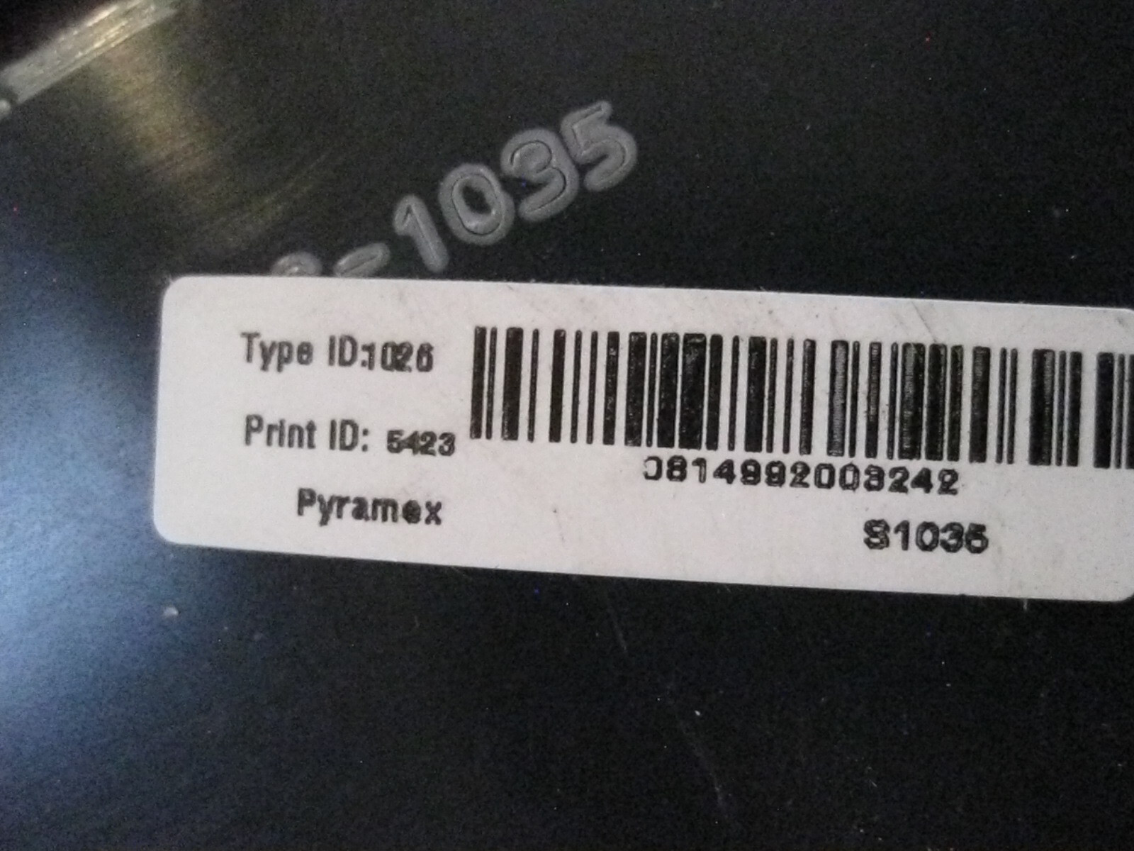 PYRAMEX S1035 DARK GREEN TINTED POLYTHYLENE FACE SHIELD 8″x15.5″x.040″(LOT#RL172
