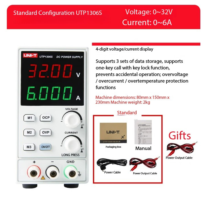 Digital Display Switching Power Supply Adjustable DC Regulated Power Supply
