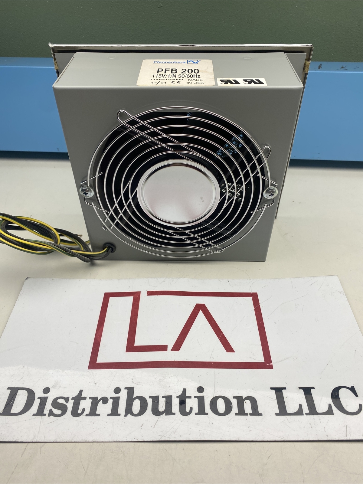 NEW Hubbell Wiegmann WPFB200115 WW Axial Fan, 7 5/8 in Height, 8 7/8 in Width, 3