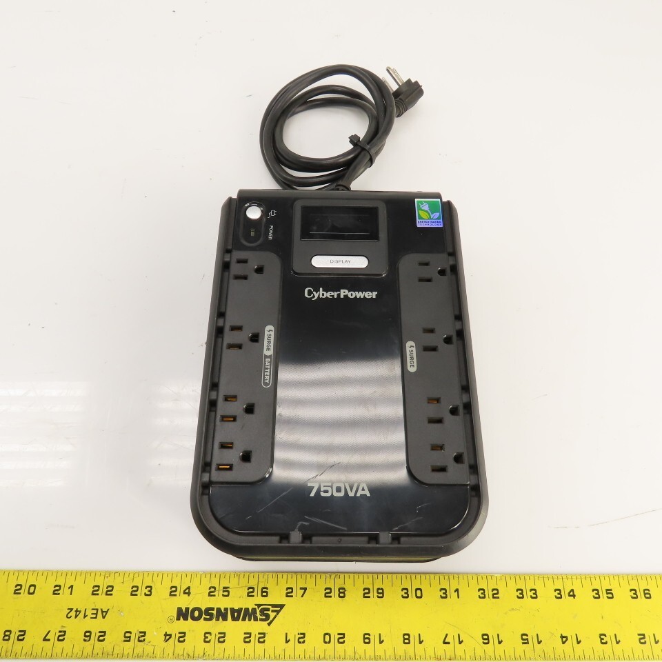 CyberPower CP750LCD Intelligent 750VA UPS 120V 420W 8-Outlets