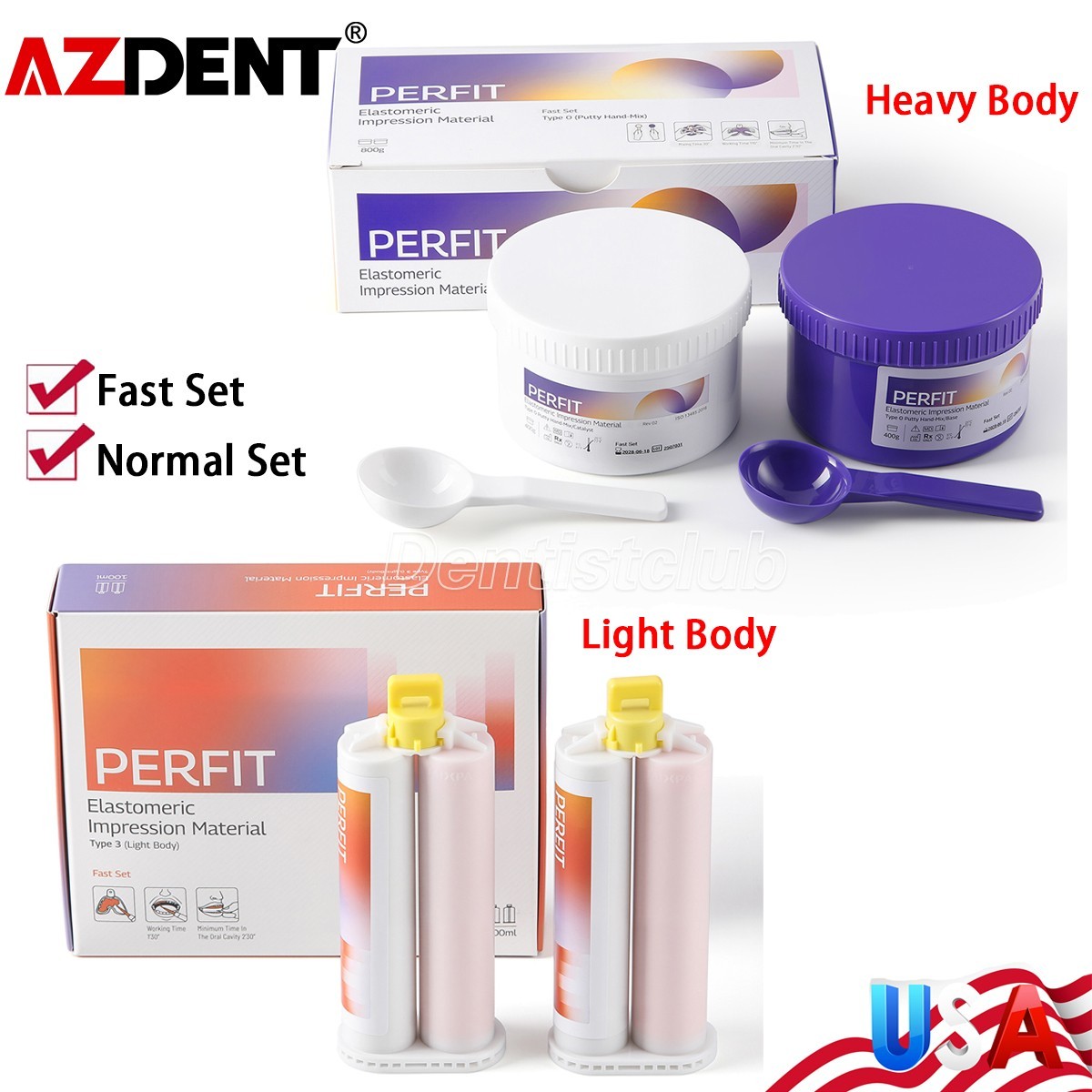 Dental Impression Mixing Dispensing Gun/Silicone Elastomeric Impression Material