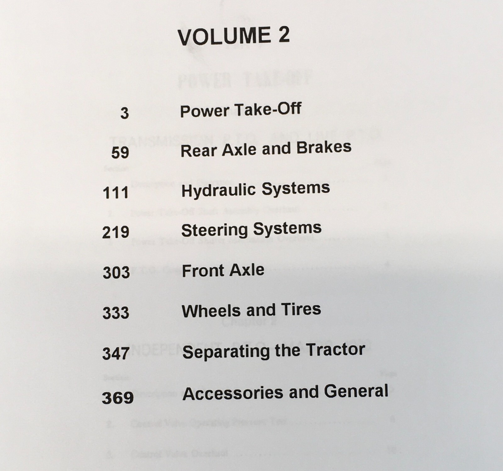 Ford 2000 3000 4000 5000 Series Tractor Service Parts Operators Repair Manual