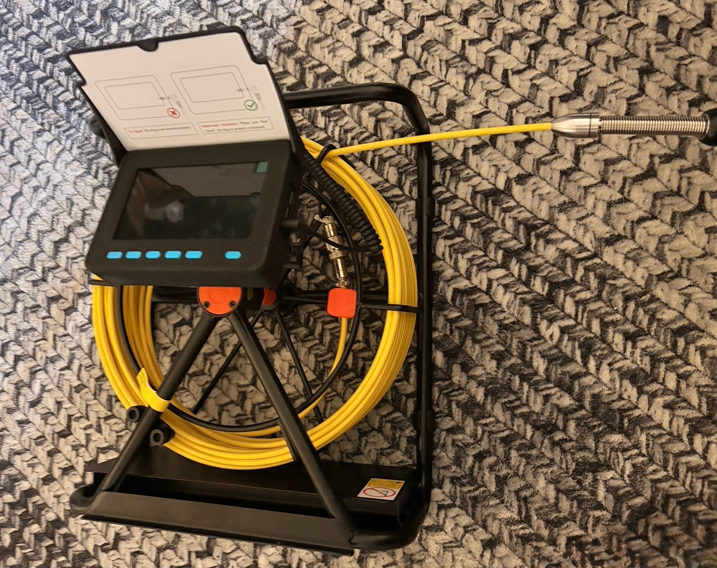 Sewer Piper Line Inspection VEVOR 66FT