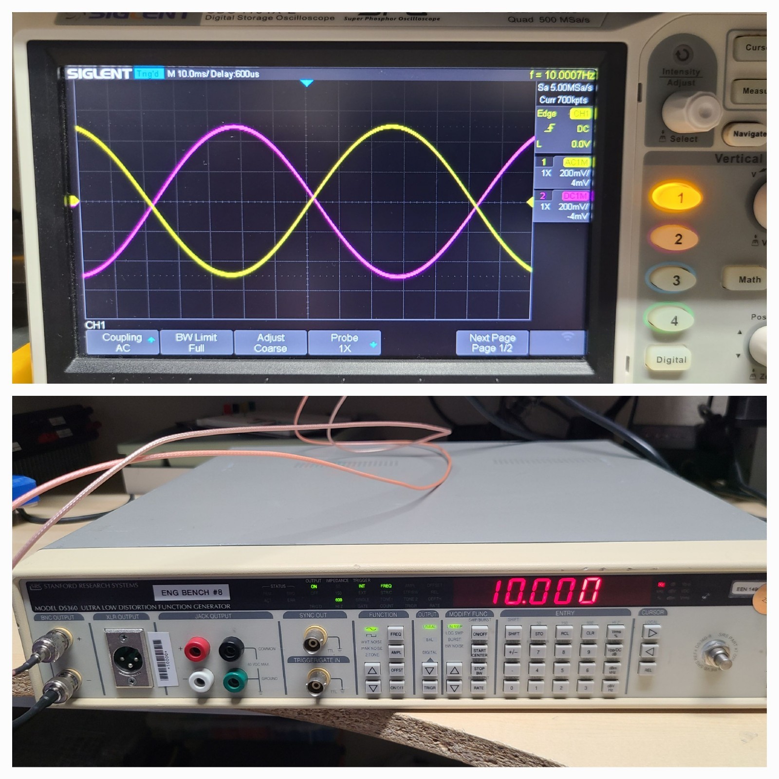 Stanford Research Systems SRS DS360 Ultra Low Distortion Function Generator