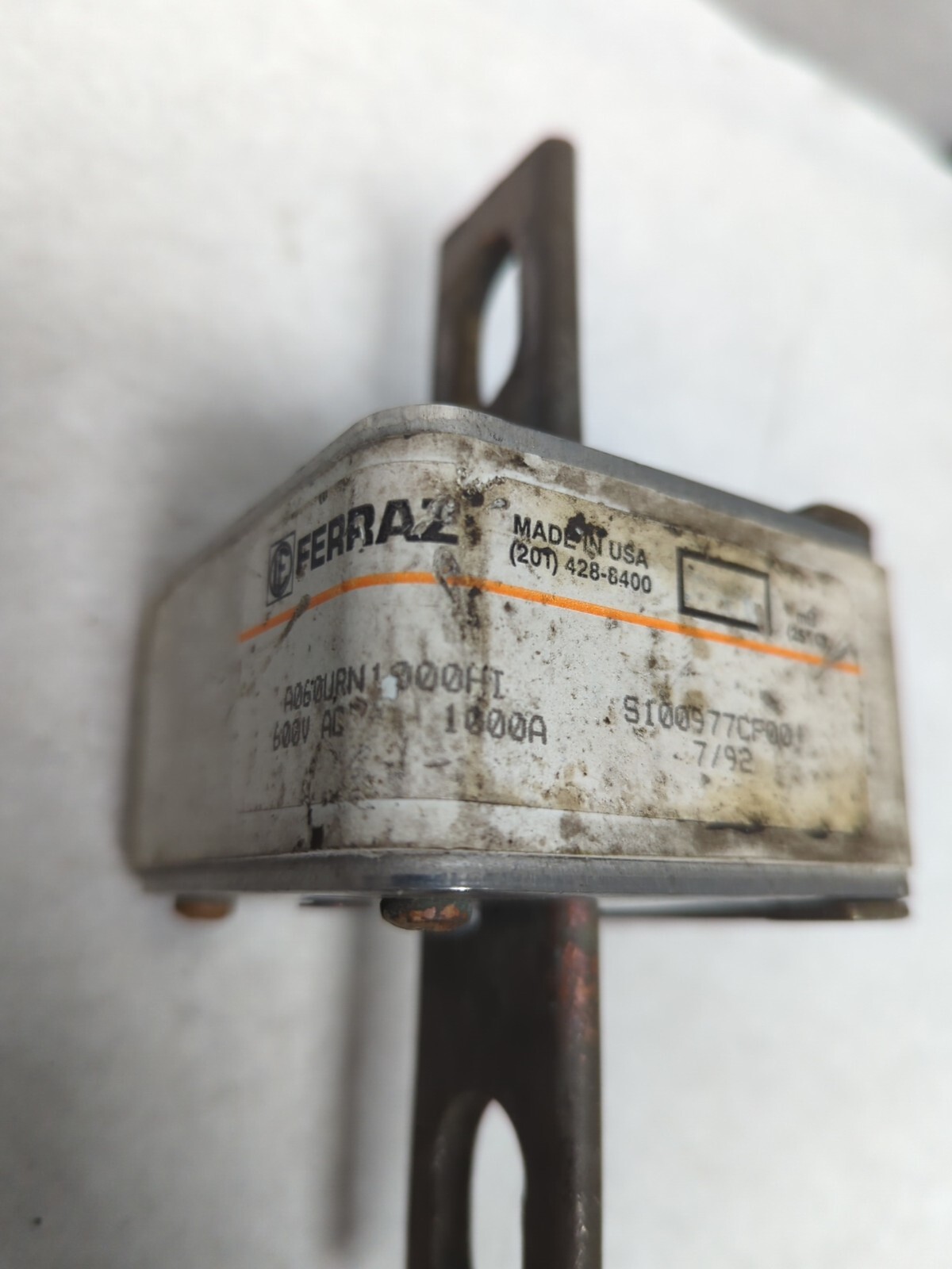 FERRAZ SHAWMUT,S100977CF001,FUSE 1000 AMP 600V PRE-OWNED