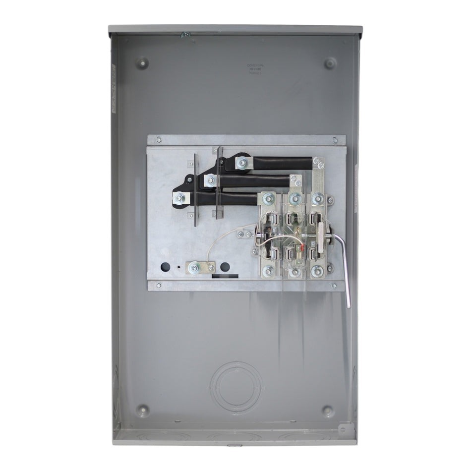 Siemens 48707-02 3 Phase 320A Continuous 600V AC Ringless Bypass Meter Socket