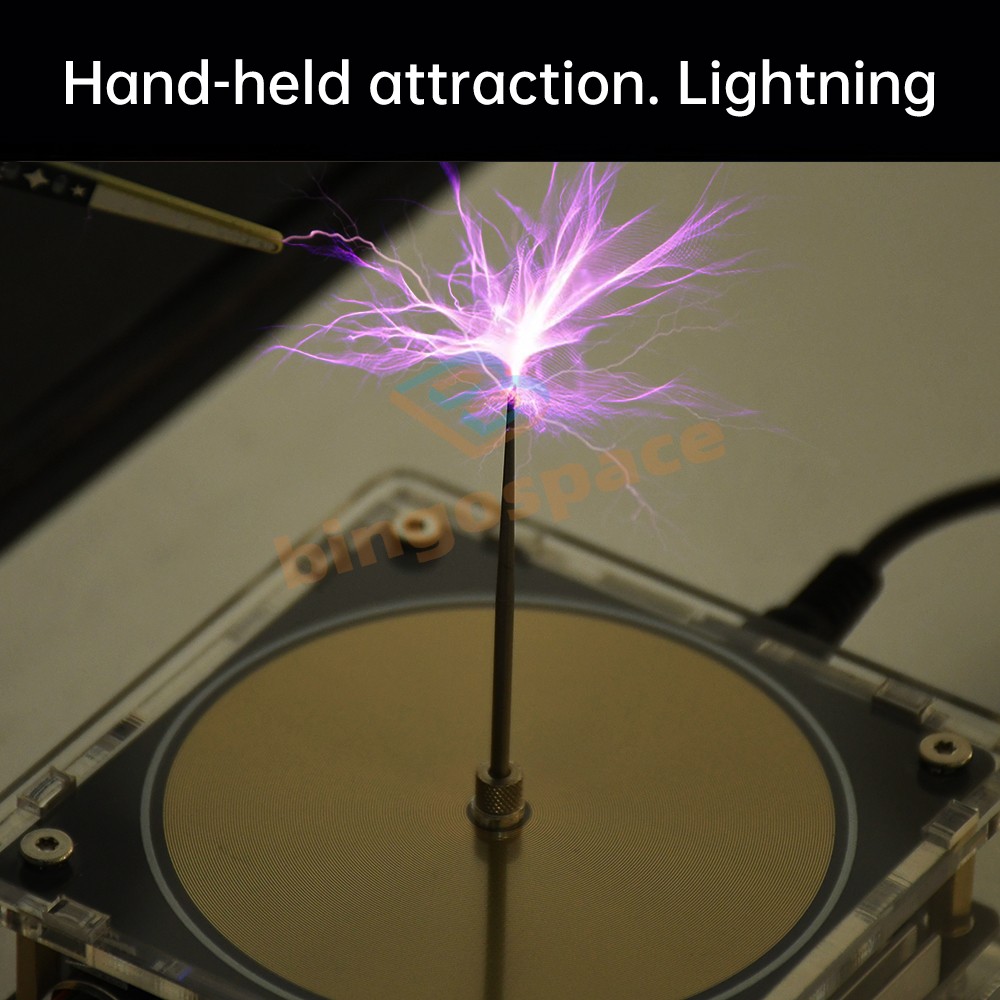 AC110-220V Mini Tesla Coil Bluetooth Music Tesla Coil w/Lightning&Music Modes