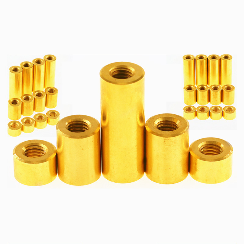 M1.6/M1.8 Brass Round Nuts Long Round Spacers Standoff Sleeve Connecting Stud