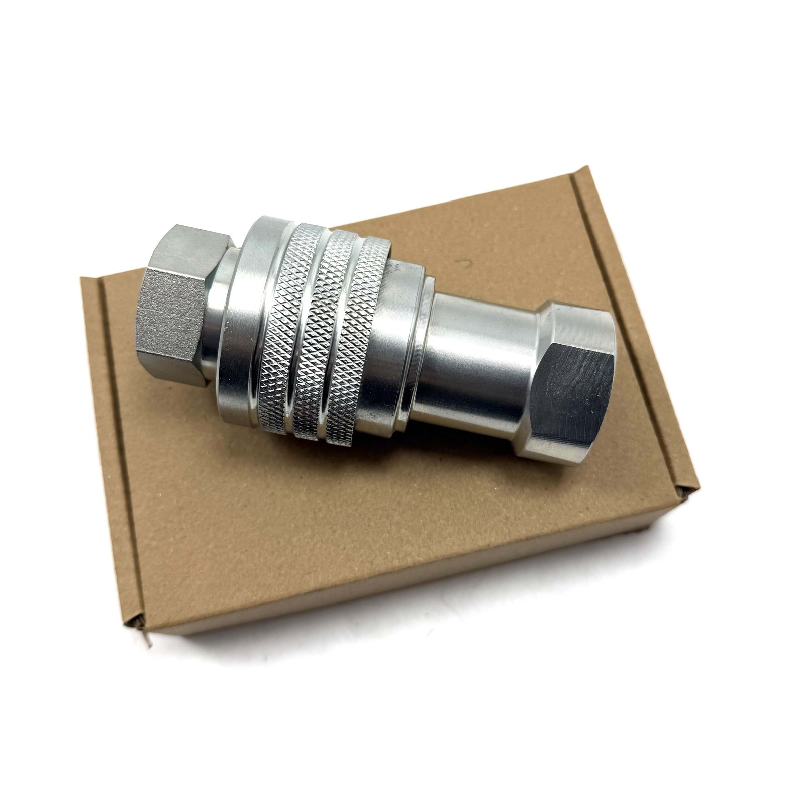 1PK 3/4″ NPT ISO 7241-B Quick Disconnect Hydraulic Female Coupler