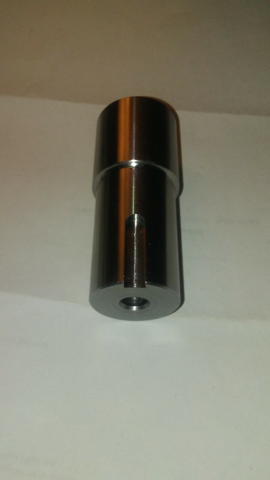 Crank shaft Adapter Taper to 1 1/8″ In. 1/4 key Briggs & Stratton Vanguard 37hp