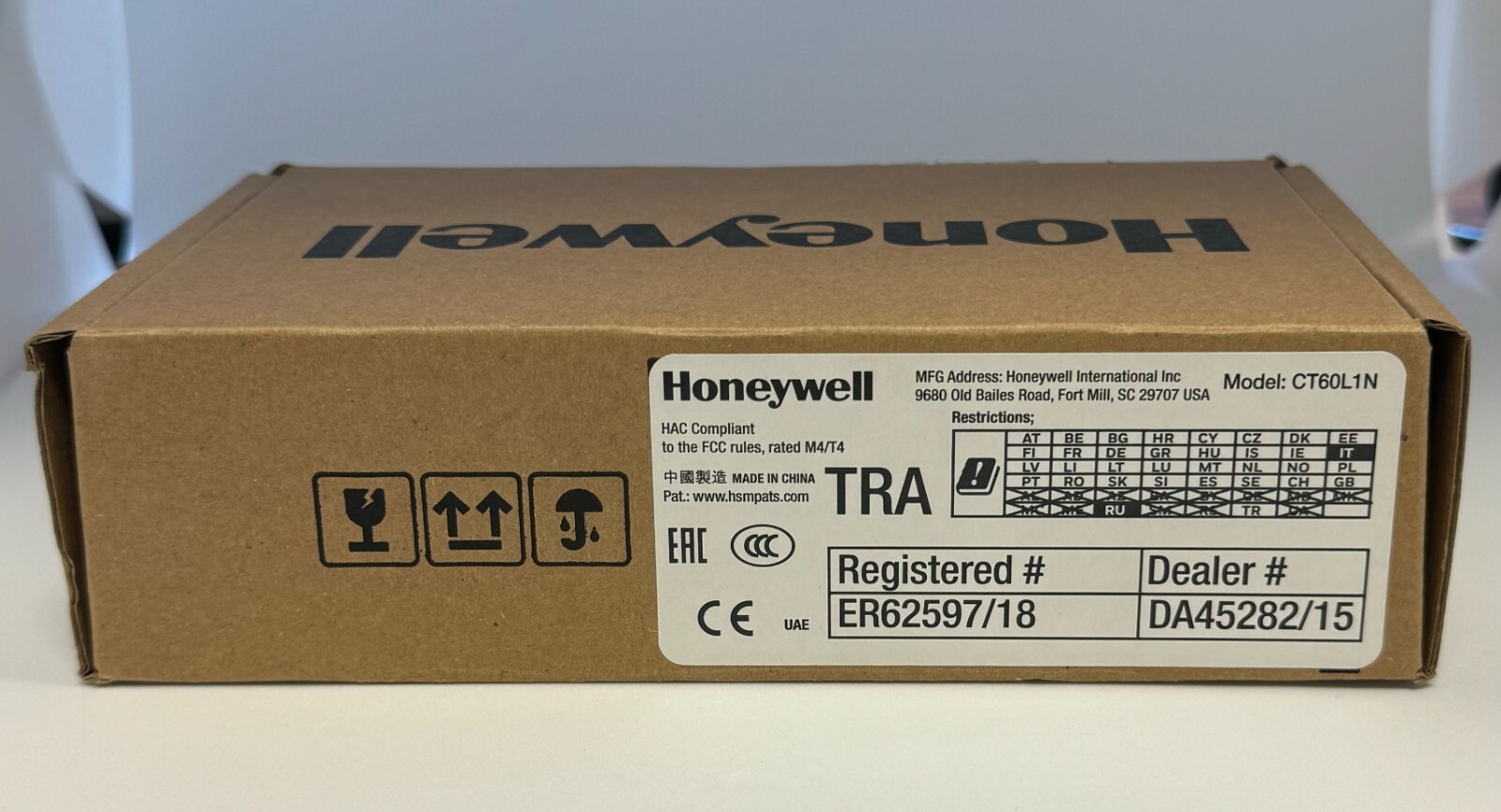 Honeywell Dolphin CT60 CT60-L1N-ASC210F Handheld Computer with Battery