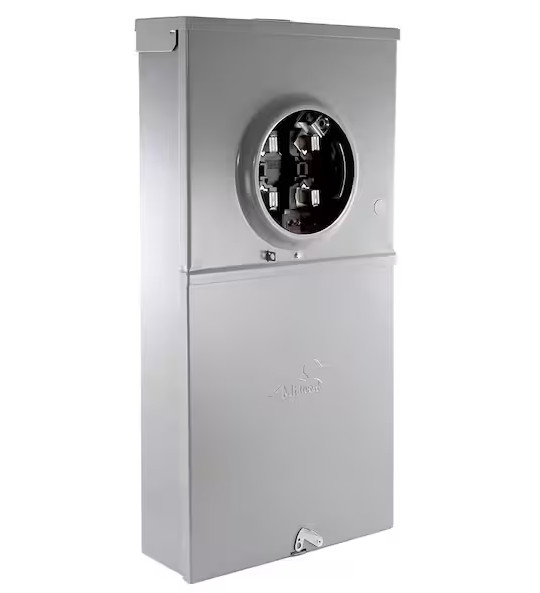 Midwest MNP700138 Meter Socket 200 Amp Electrical Base Open Box (Missing Cover)