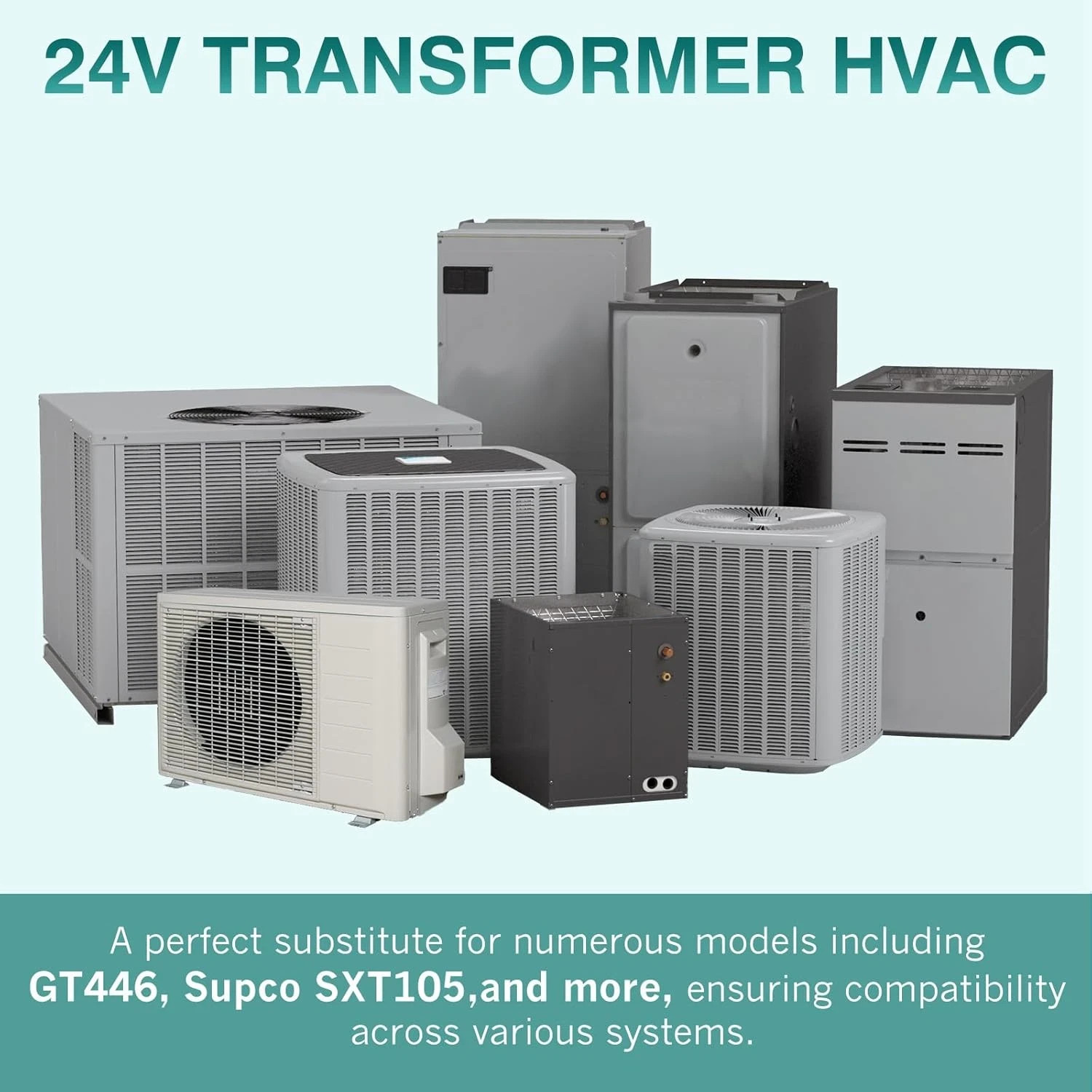 0130M00138S 240V to 24V Transformer Compatible with Furnaces/Hvac Equipment