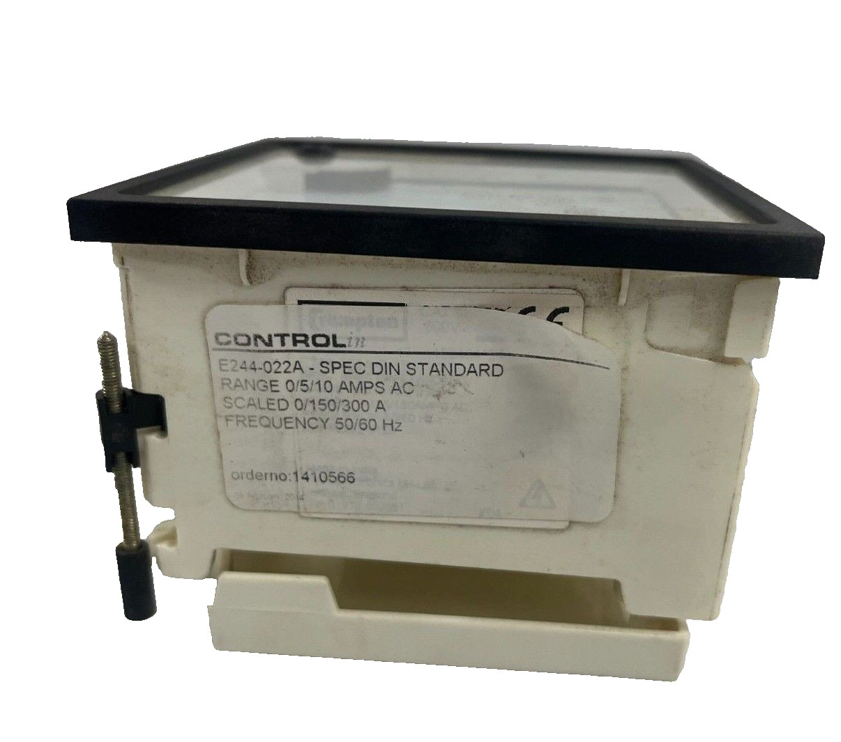 Crompton Instruments E244-022A Panel Meter Range 0/5/10 AMPS AC SCALED 0/150/300