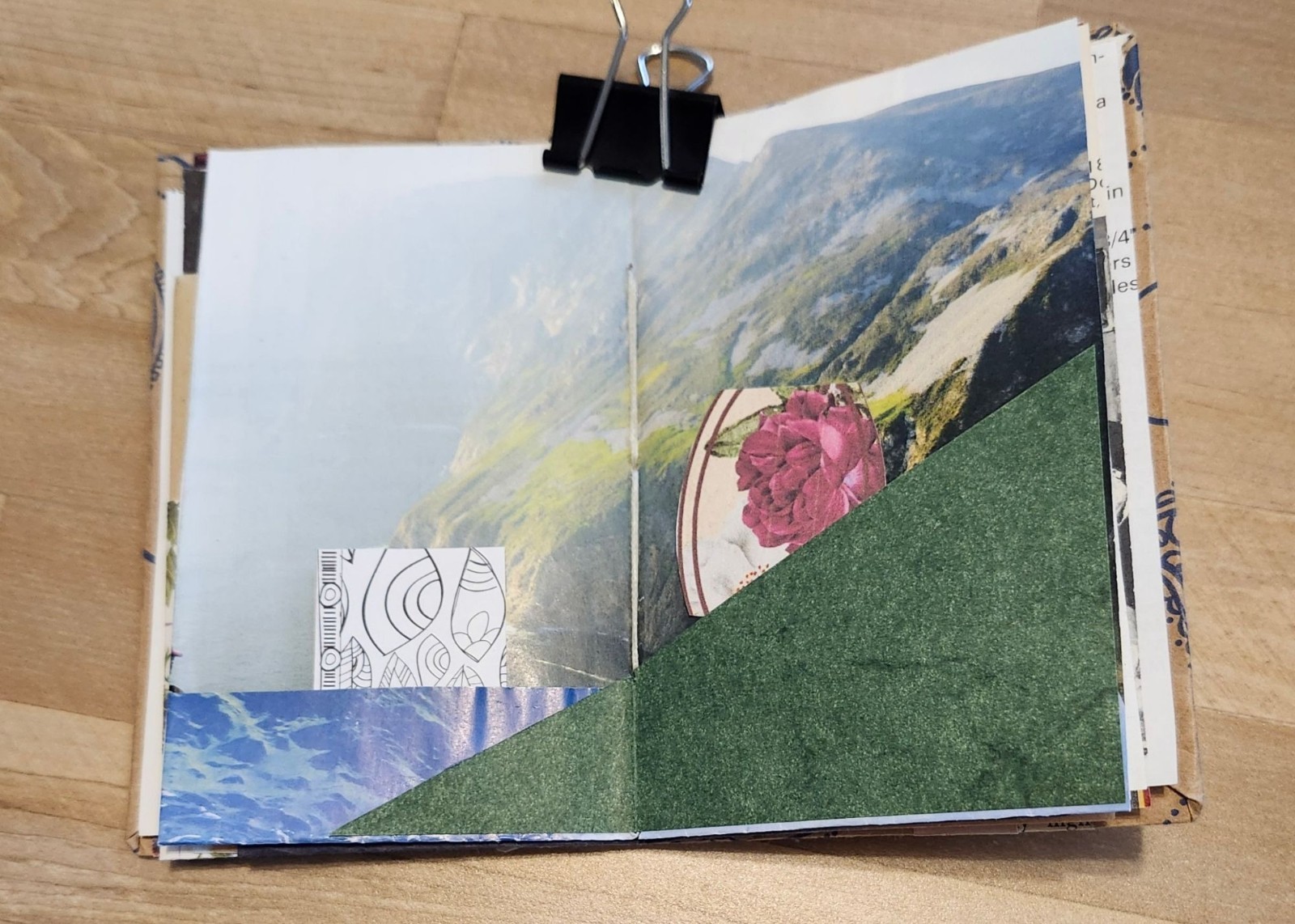 Handmade Junk Journal 56 pages Pocket Notes