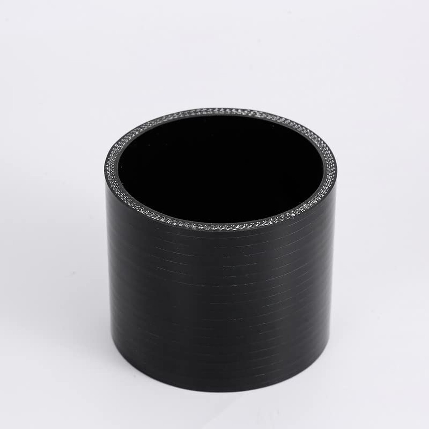2.5in ID Straight Silicone Hose Coupler with Stainless Steel Hose Clamps, 2-1…