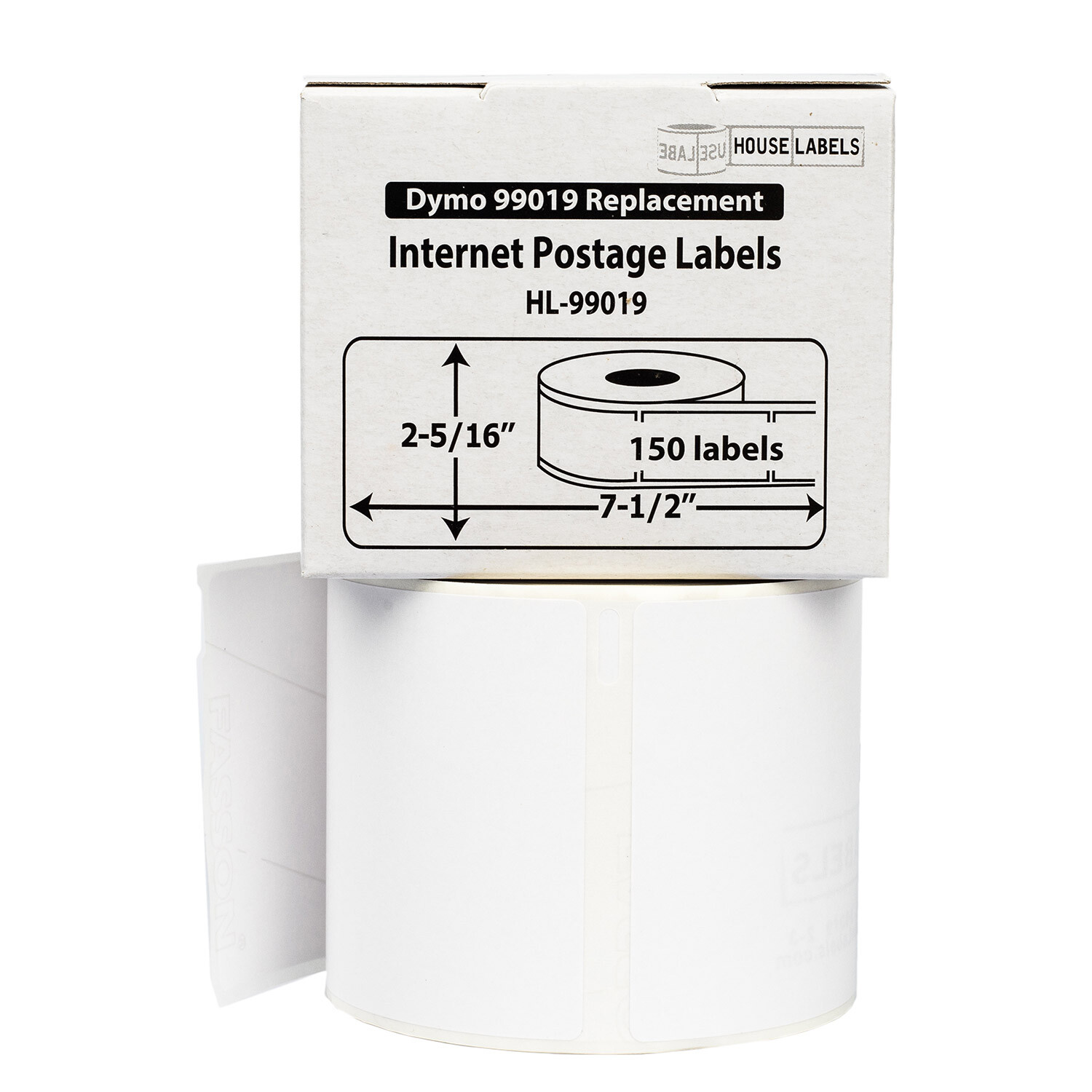 DYMO 99019 1-Part eBay PAYPAL Direct Thermal Postage Labels – 150 per Roll