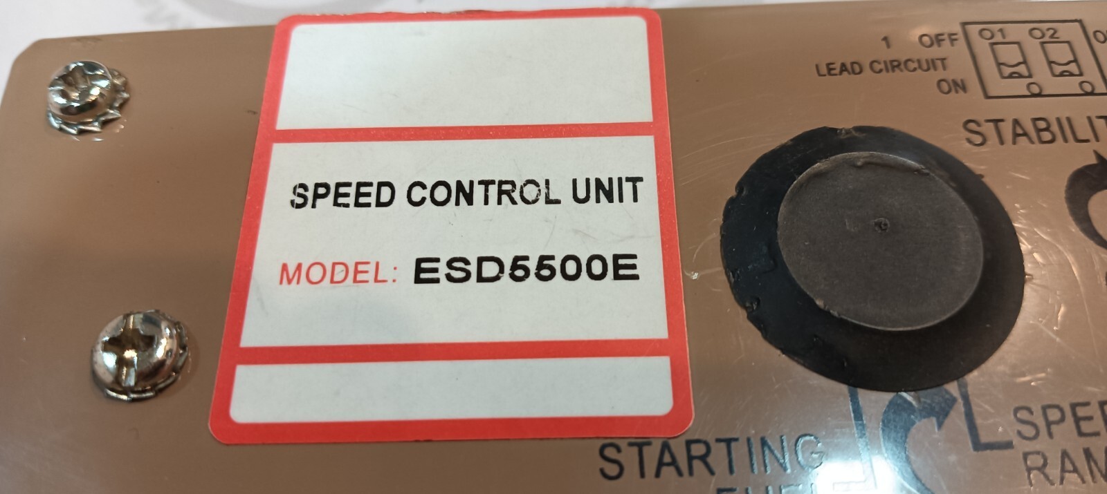 ESD5500E Speed Control Unit Isochronous Governor New Open Box 12/24V DC Marine