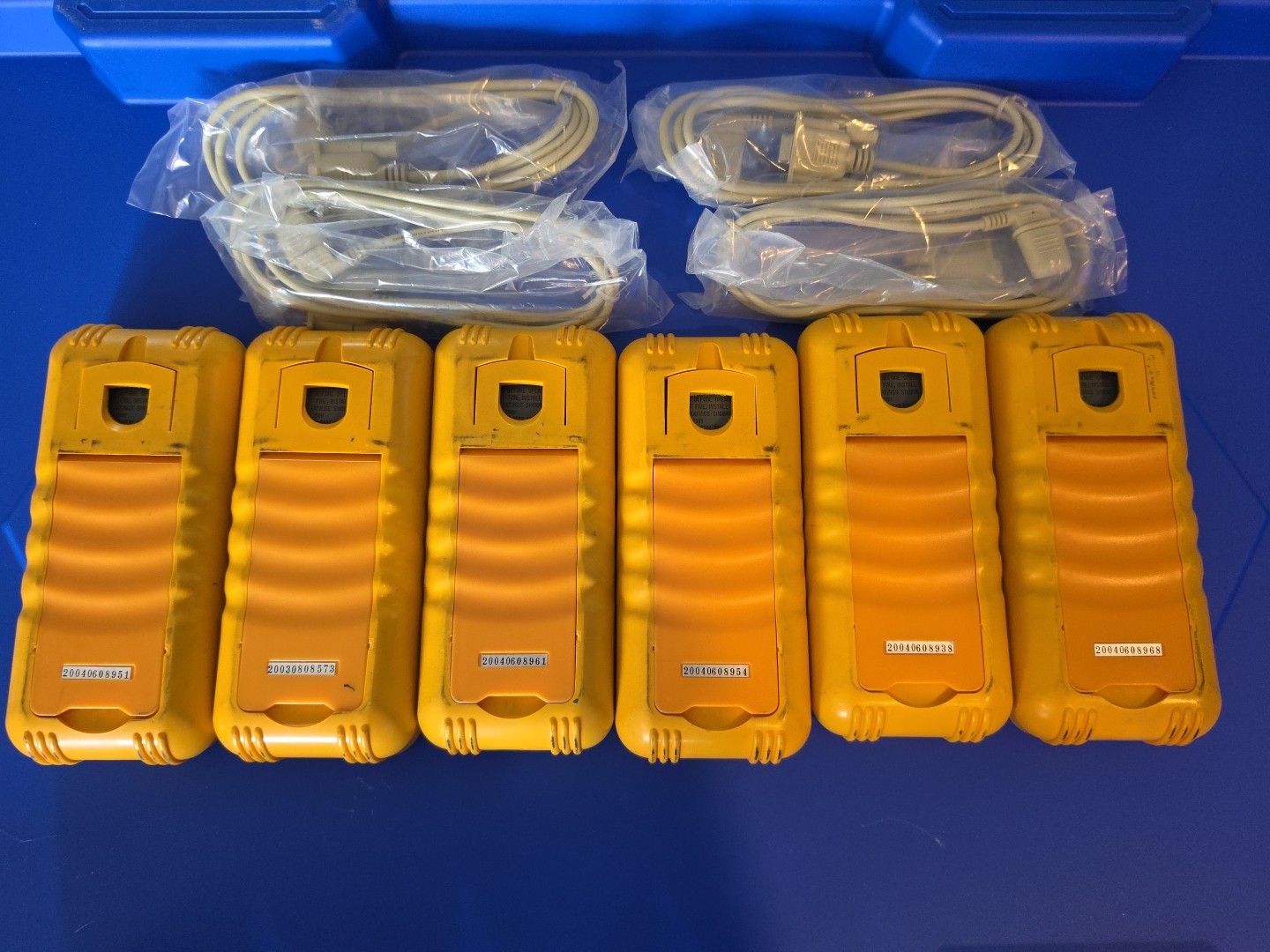 Lot Of 6 RSR Digital Multimeter, MAS-344 (6 Meters With 4 Cords Only) -Untested