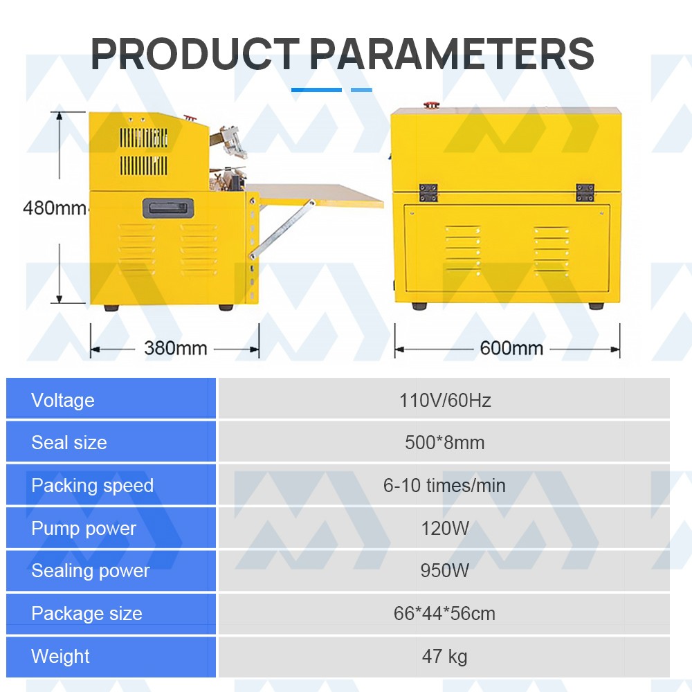 Automatic External Packing Food Industrial Vacuum Inflatable Sealer Machine
