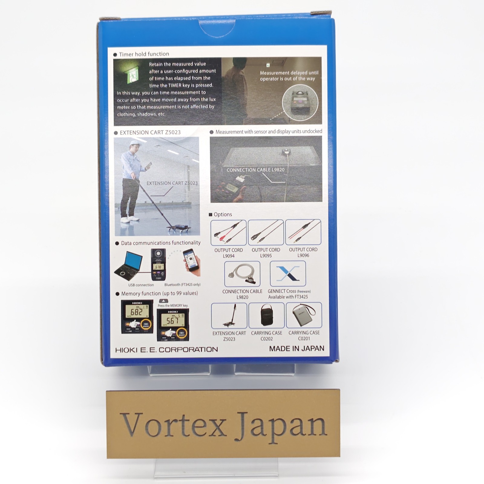 [New] Hioki FT3425 Lux Meter Equipped with Bluetooth wireless technology