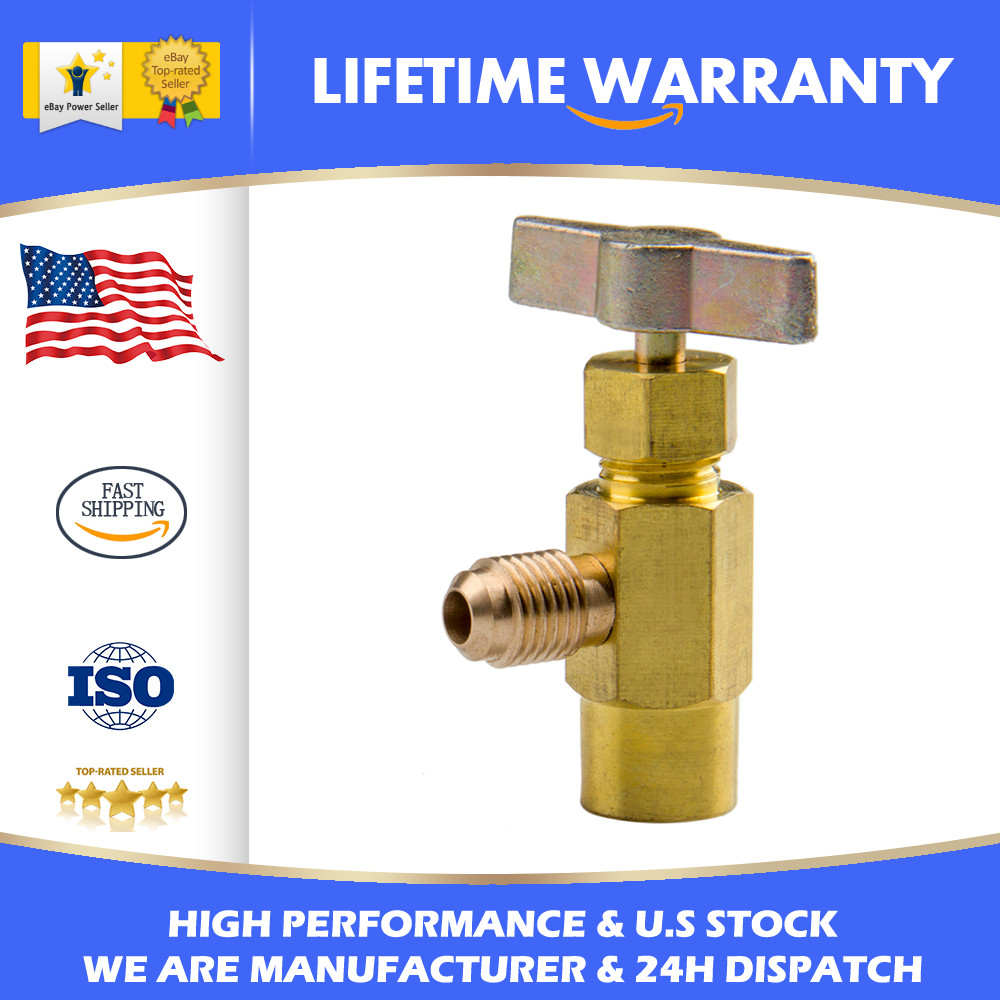 Can Tap Self-Sealing HVAC Freon Tank Adapter Valve Core Refrigerantion Tool Kit
