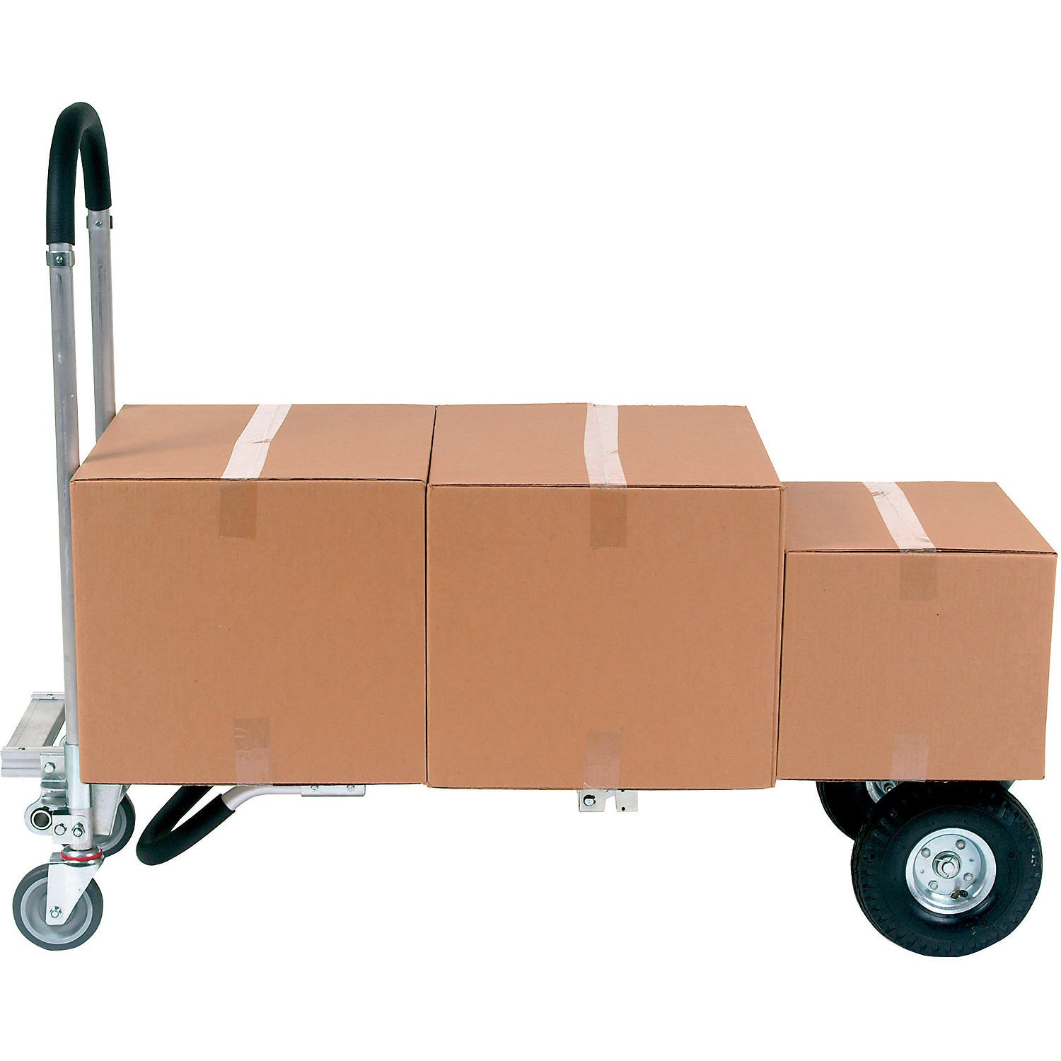 Aluminum 2-in-1 Convertible Hand Truck with Pneumatic Wheels – Senior
