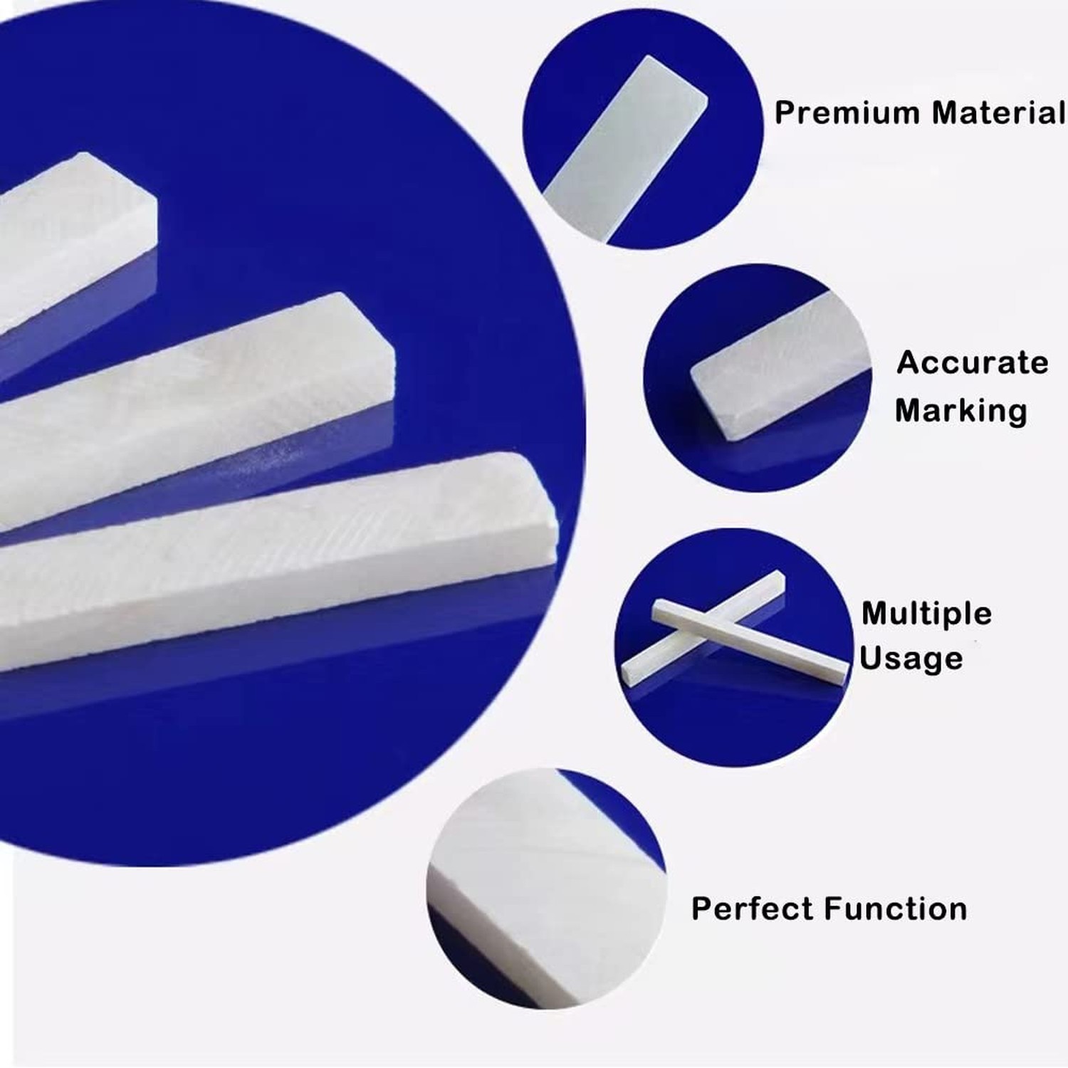 Soapstone Pencil 27 Pack Flat Chalk Marker for Welding Metal Construction Textil