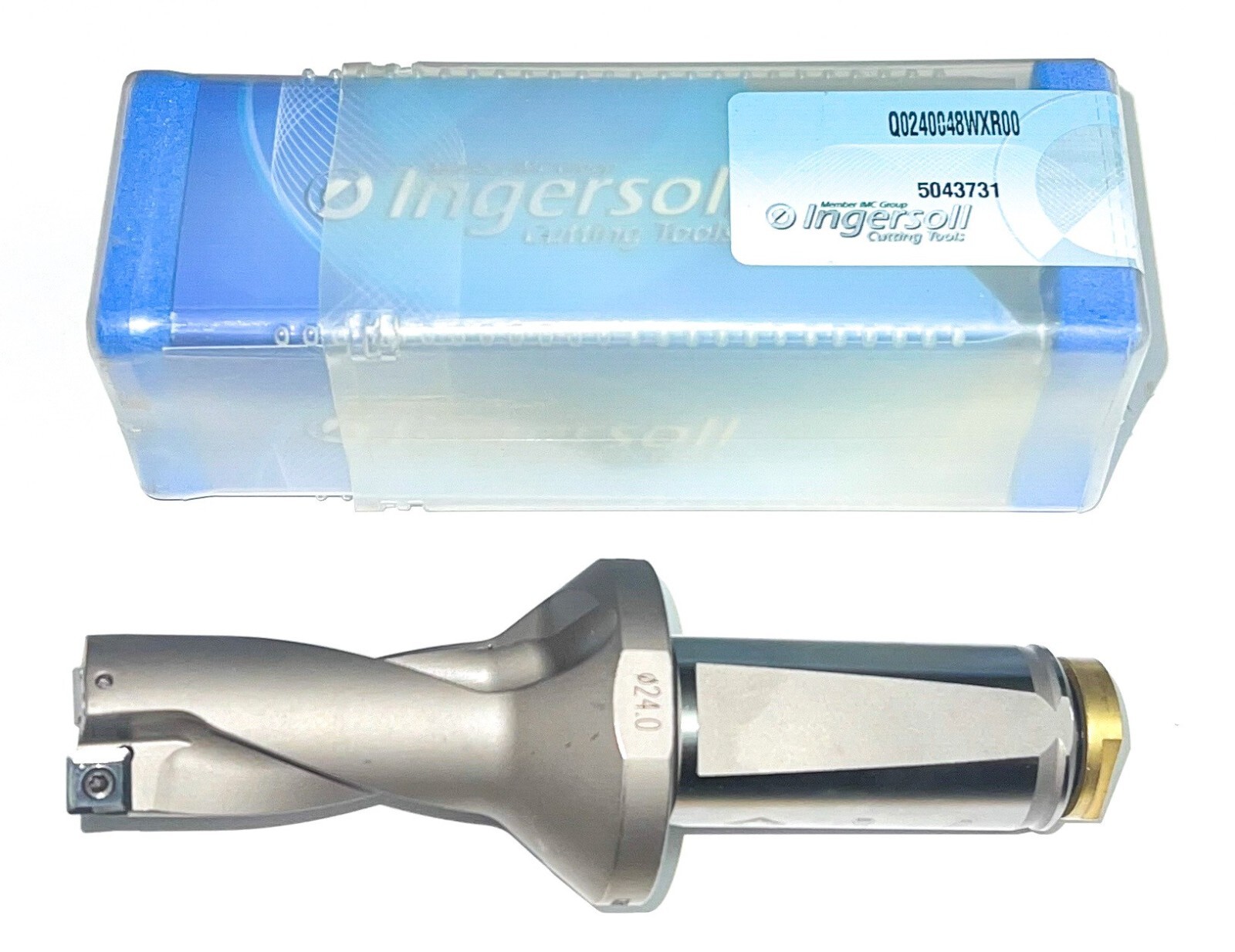 NEW Ø24.0MM INGERSOLL Q0240048WXR00 INDEXABLE DRILL 2 x DIA DEPTH STOCK #DR1966