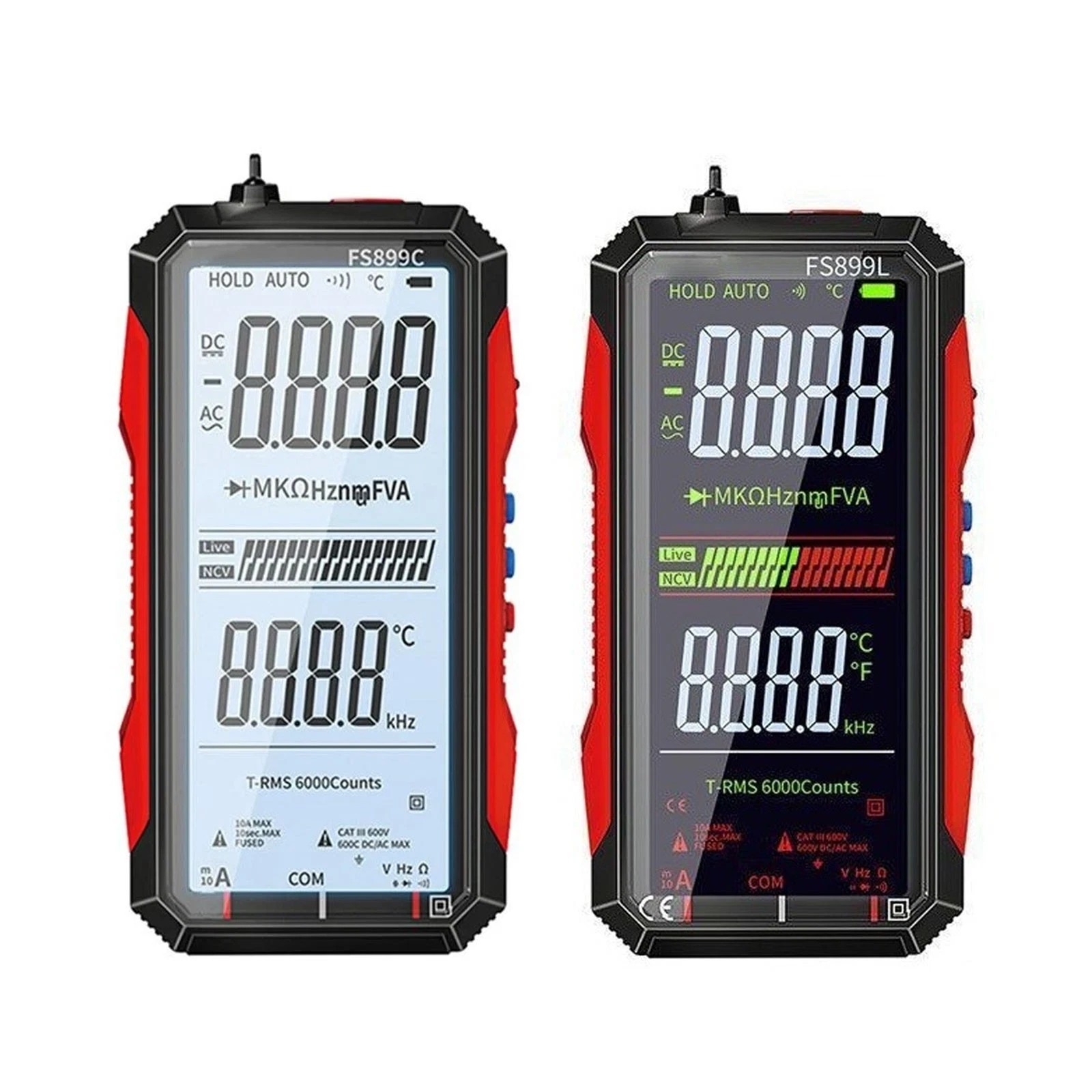 FS899S For Rechargeable Digital Multimeter with Voice Broadcast and Flashlight