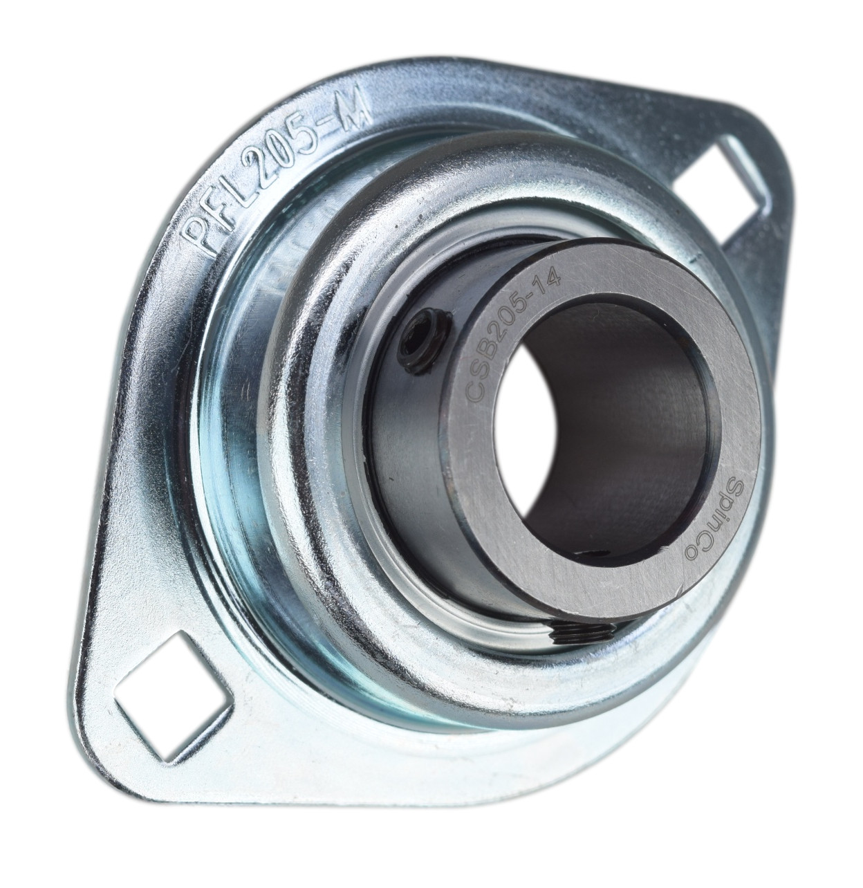 7/8″ Rigid Flush Mount Pressed Steel Two Bolt Flange Bearing CSBPFL205-14M
