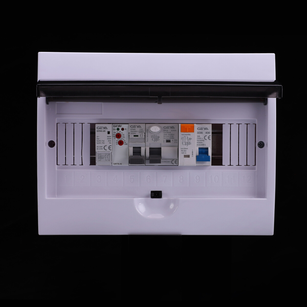 GEYA ELCB Circuit Breaker 2Pole 25/40/63/80/100Amp 30/100/300mA AC-Type RCCB RCD