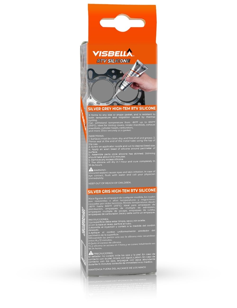 Gasket Maker Oil Resistant Sensor Safe Neutral RTV Silicone Sealant Non-Corro..,